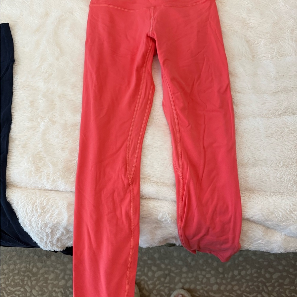 lululemon align coral leggings